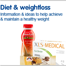 Diet and weightloss. Information and ideas to help achieve and maintain a healthy weight